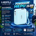 Powerbank HEPU 20 000 mAh — L’énergie qui vous accompagne partout
