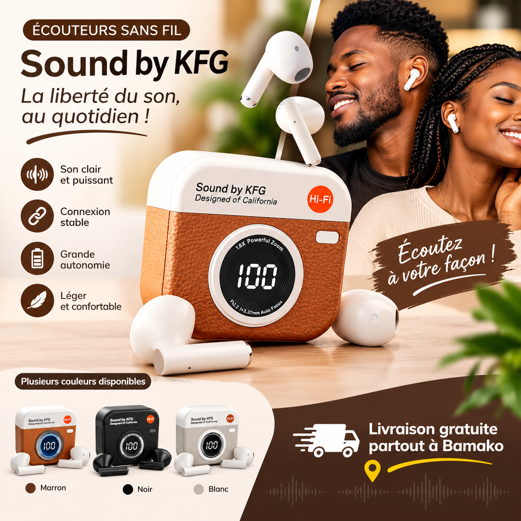 Écouteurs sans fil Sound by KFG