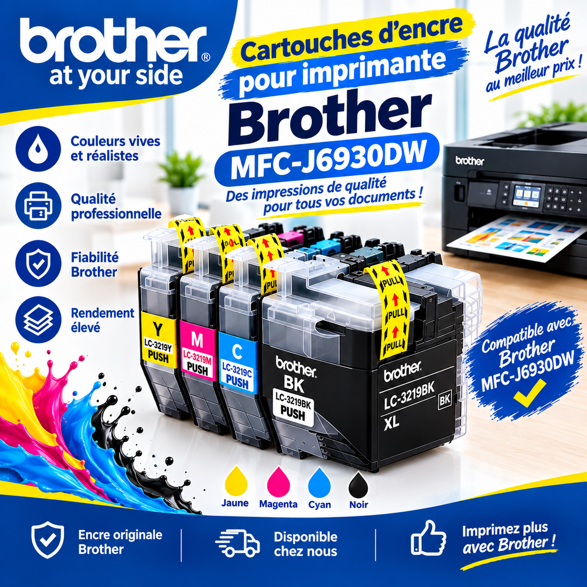 Cartouches d’encre Brother – MFC-J6930DW