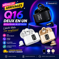 Écouteurs Q16 Bluetooth 5.3 — Son haute fidélité